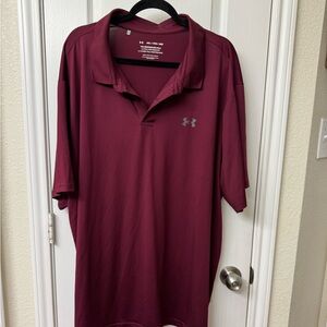 Under Armour Men's Maroon Polo Shirt